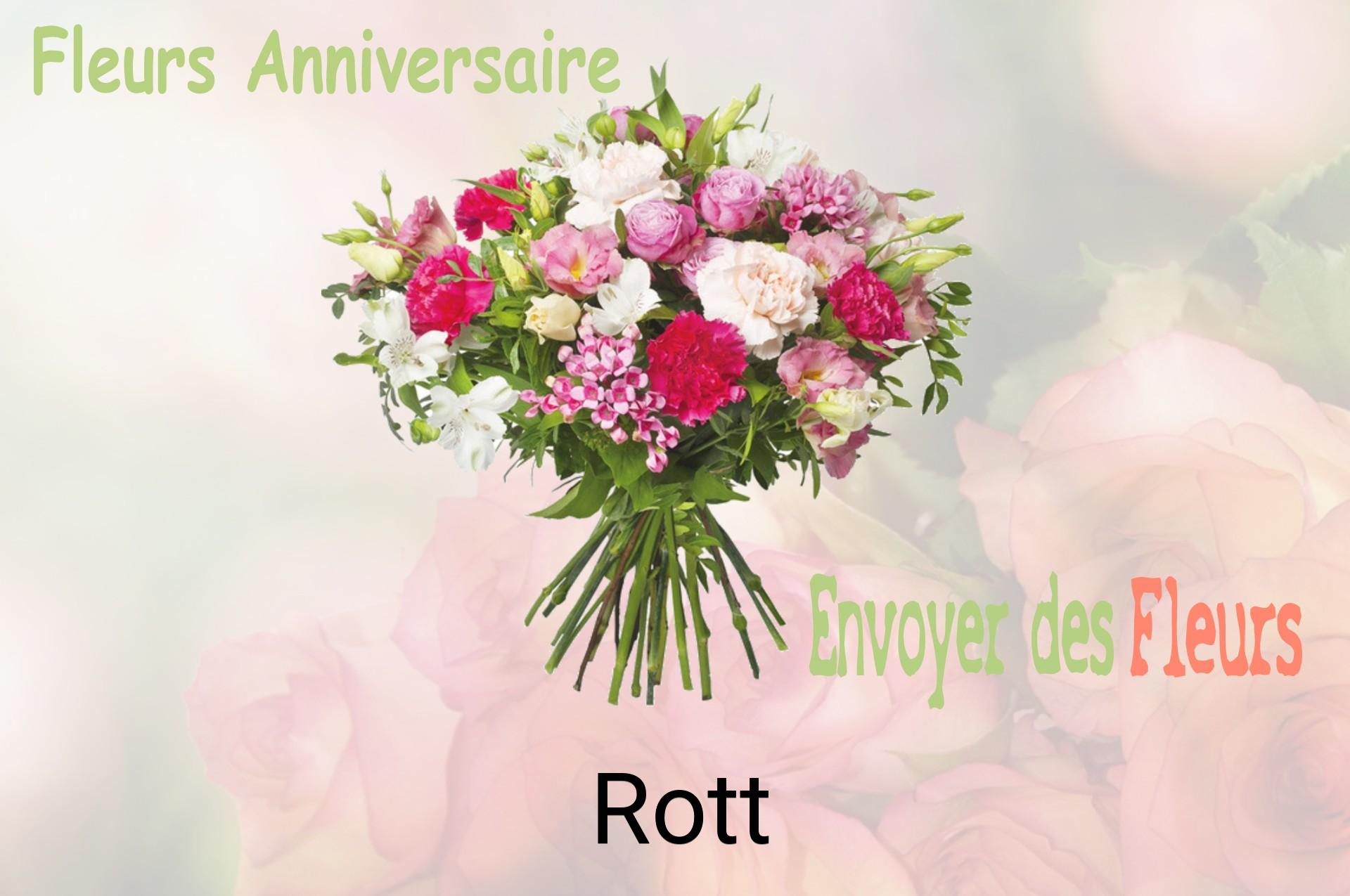 Bouquet de fleurs d’anniversaire livré à Rott